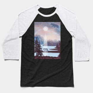 Bear by the Lake Baseball T-Shirt